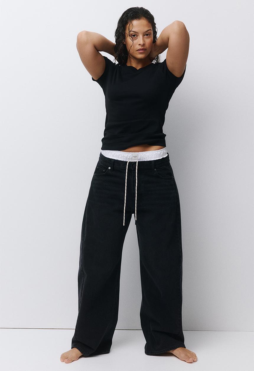 H&M - Cotton t-shirt - black