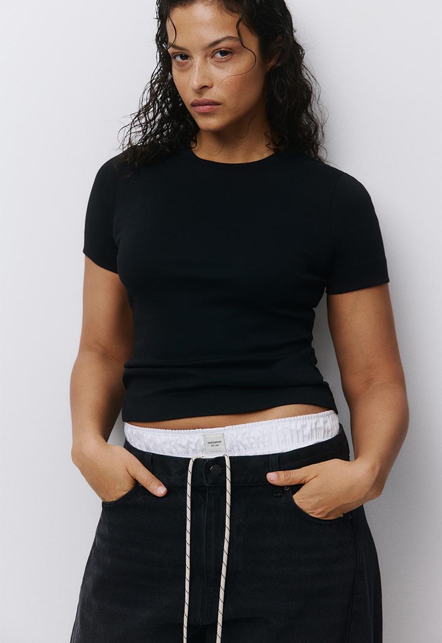 H&M - Cotton t-shirt - black