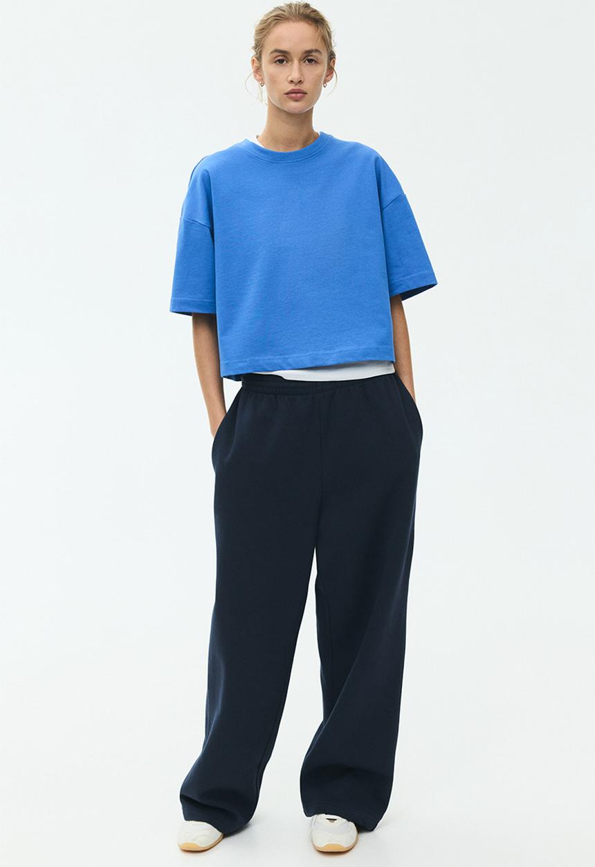 H&M - Boxy t-shirt - bright blue