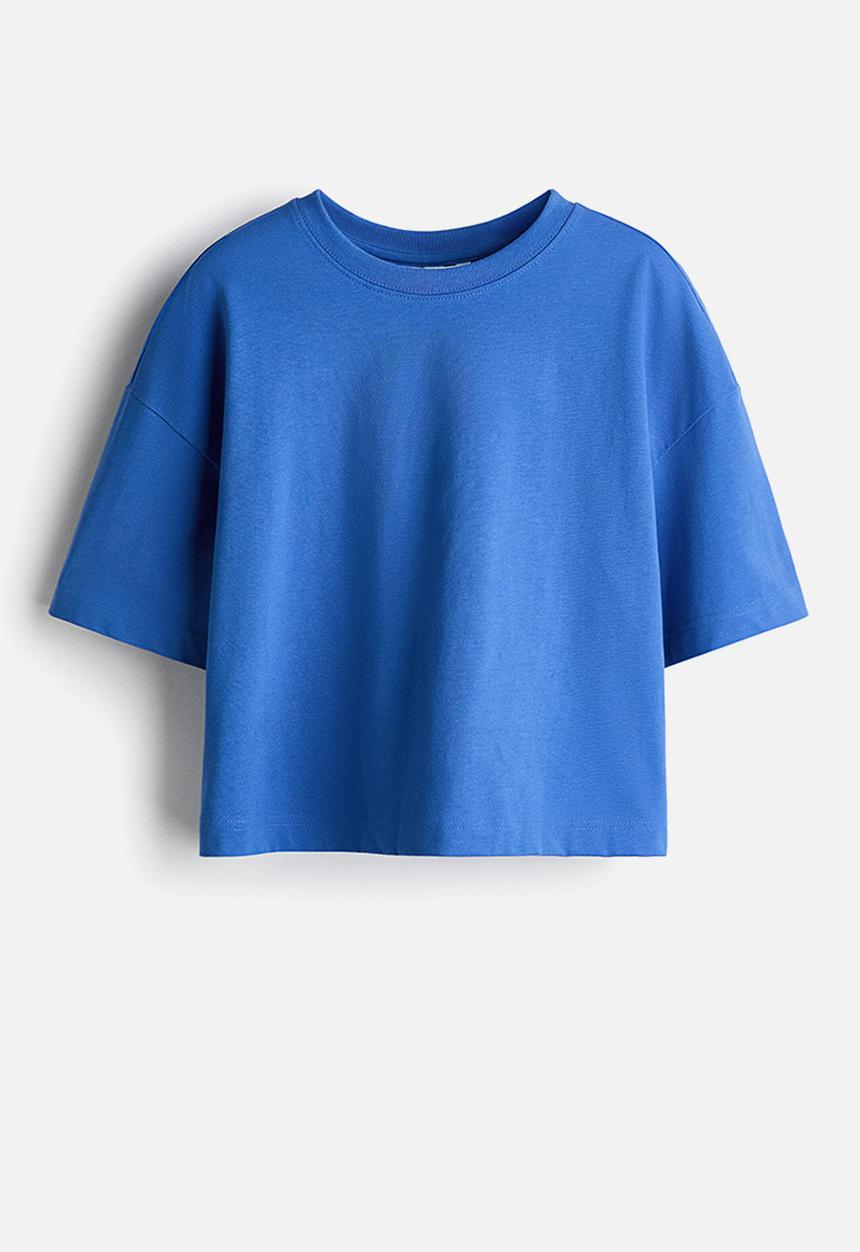 H&M - Boxy t-shirt - bright blue