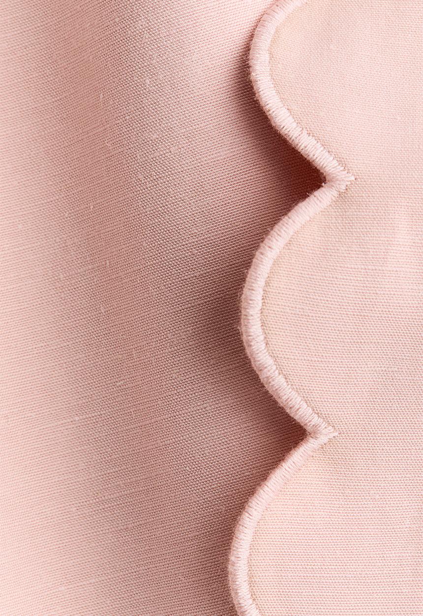 H&M - Scalloped-edge jacket - light pink