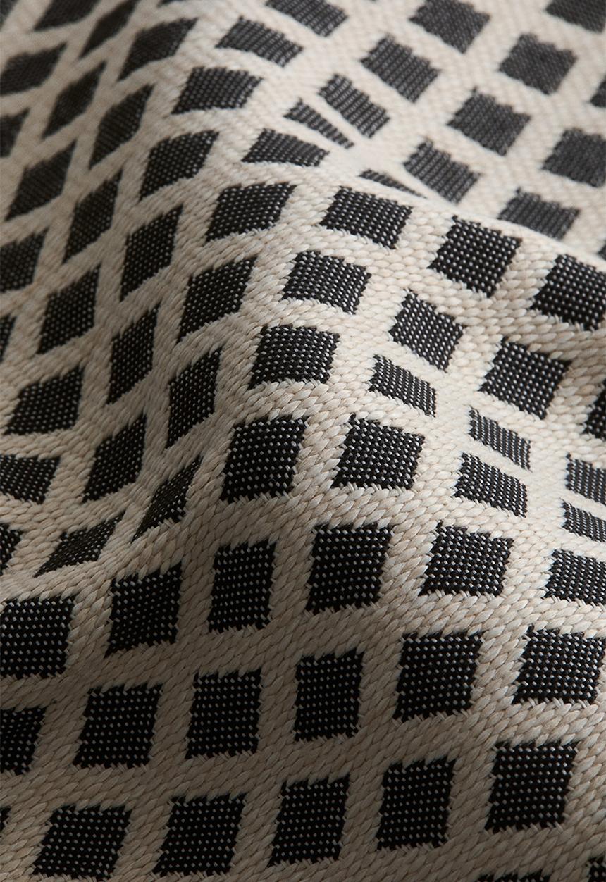 H&M - Outdoor cushion cover - black/patterned