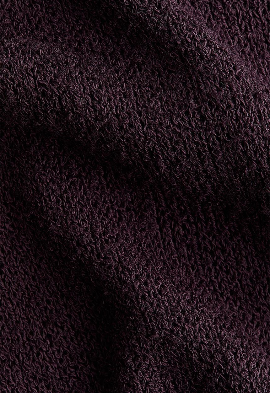 H&M - Knitted drawstring trousers - dark purple