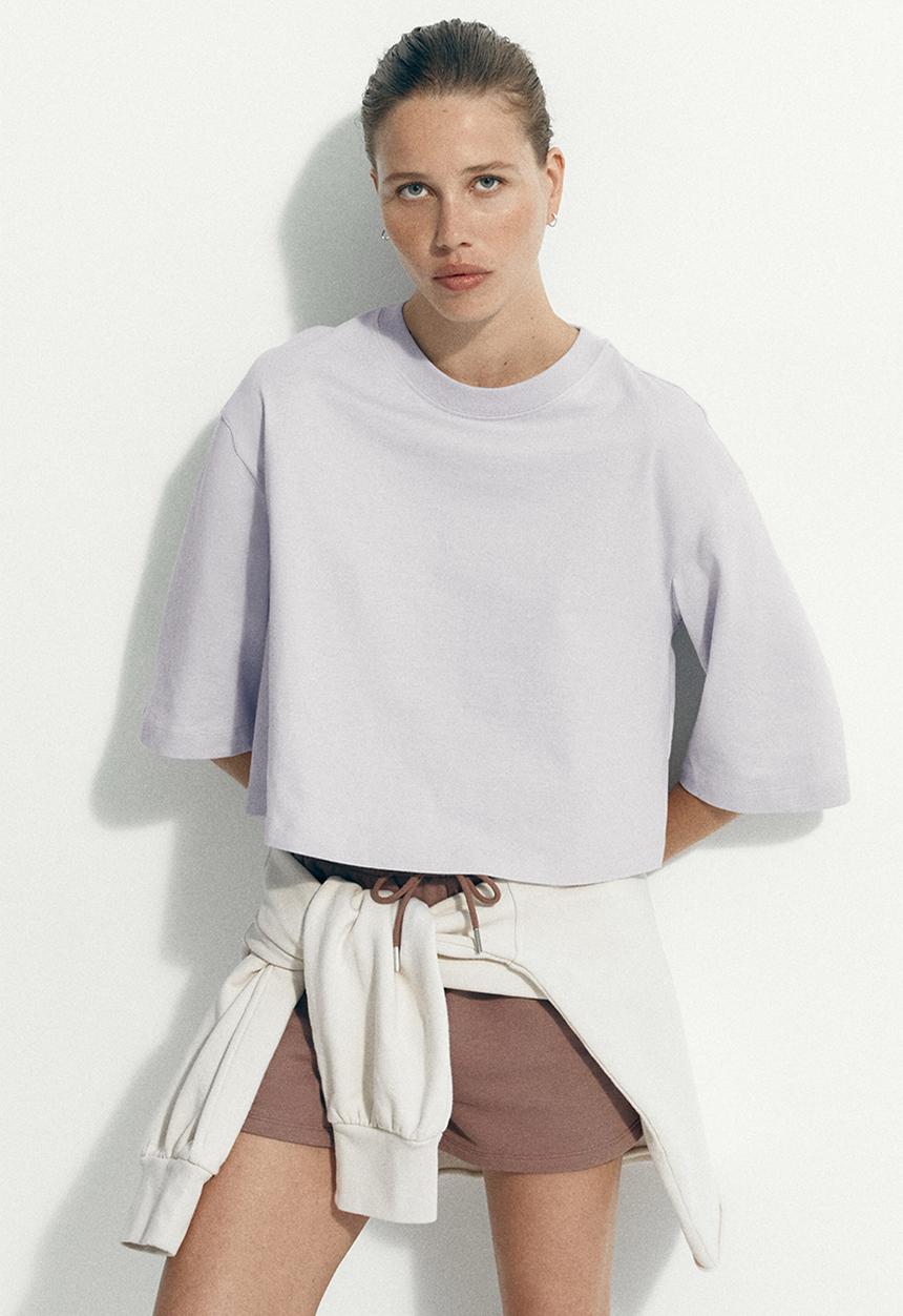H&M - Oversized t-shirt - lilac