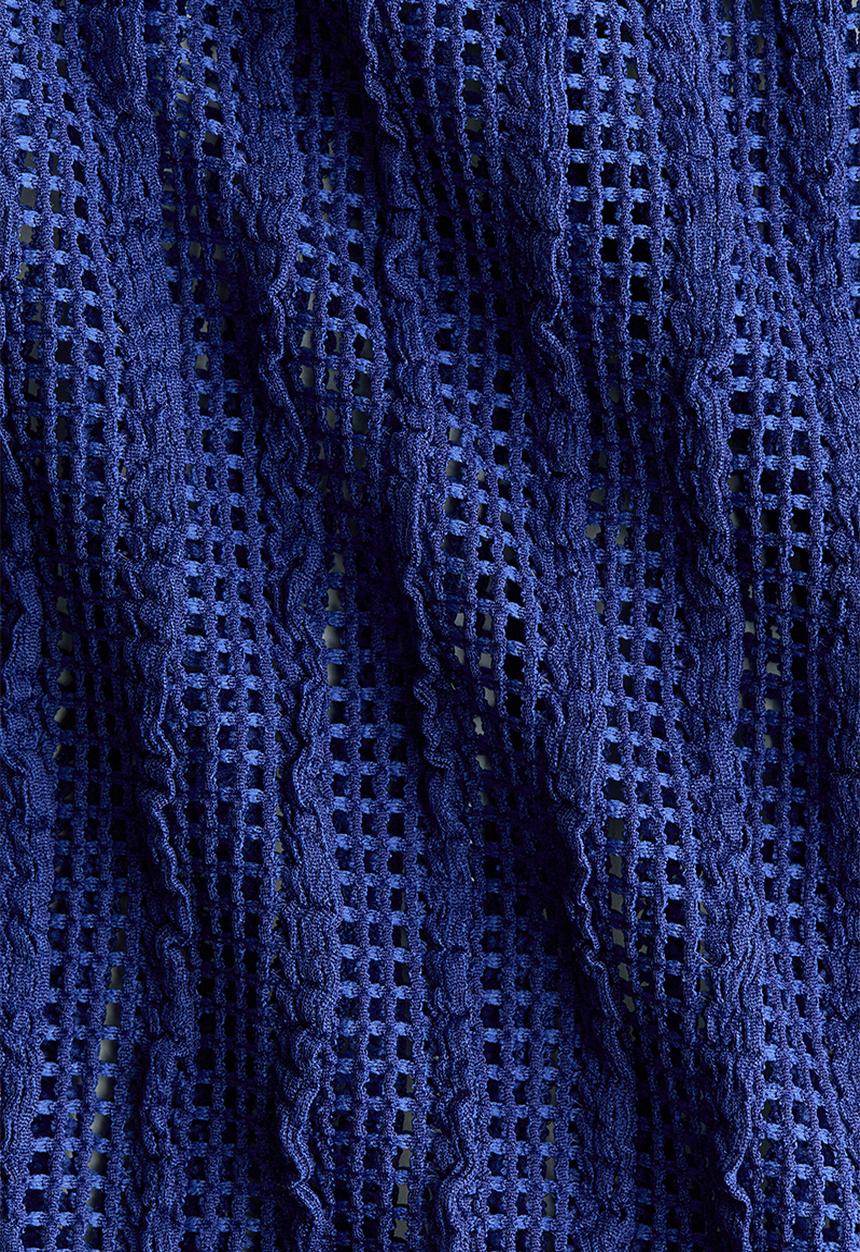 H&M - Textured net trousers - bright blue