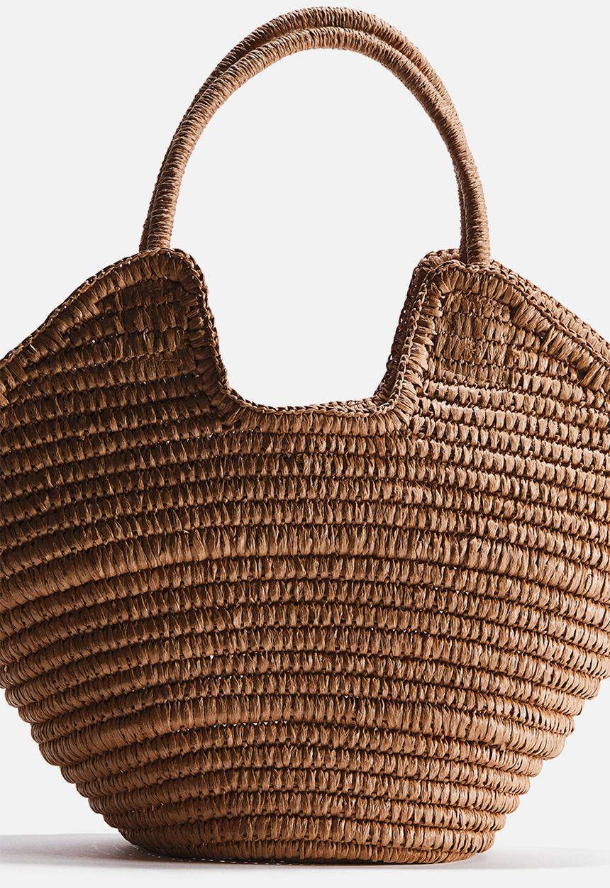 H&M - Straw shopper - beige