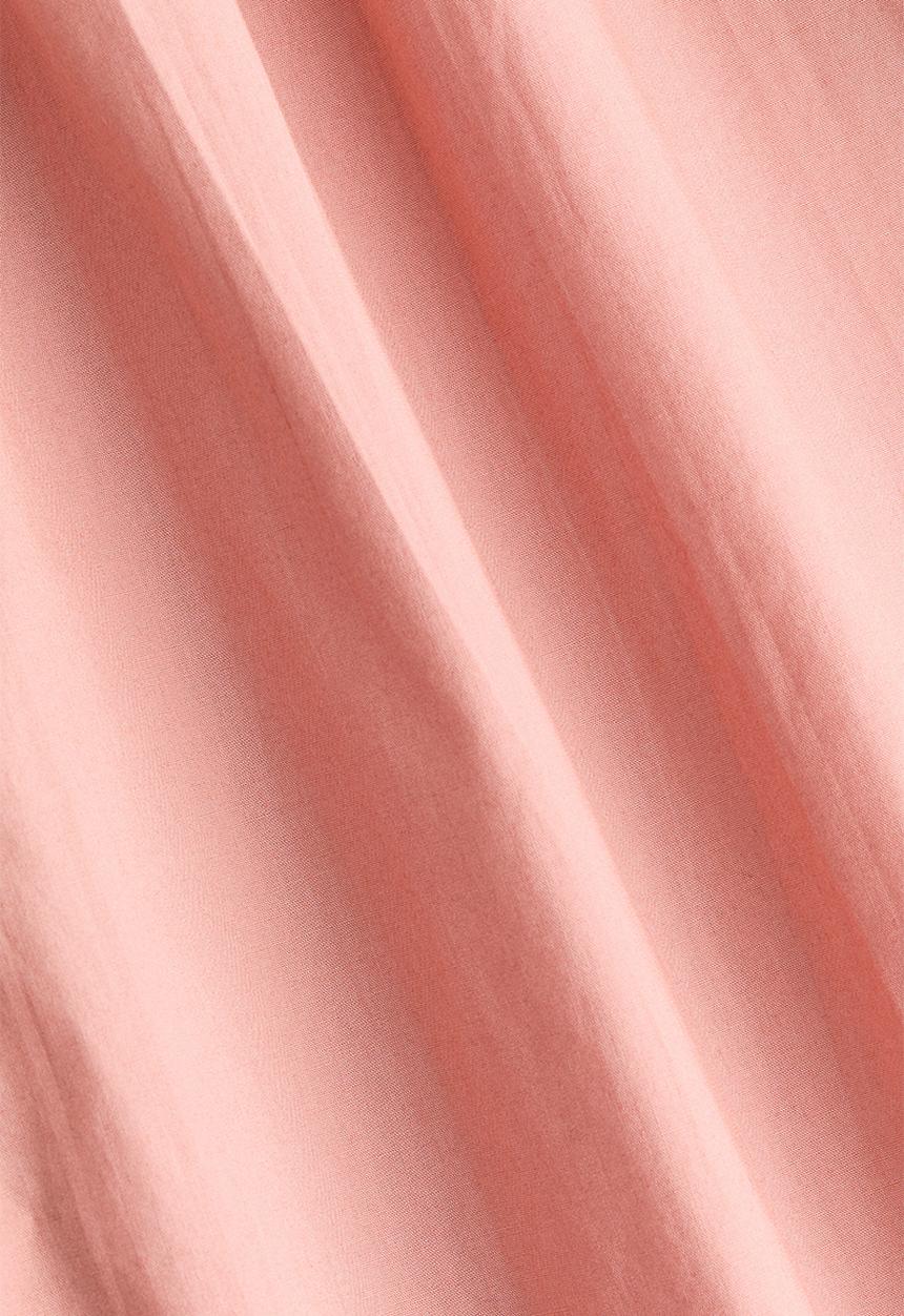 H&M - Tie-strap cotton dress - dusty pink