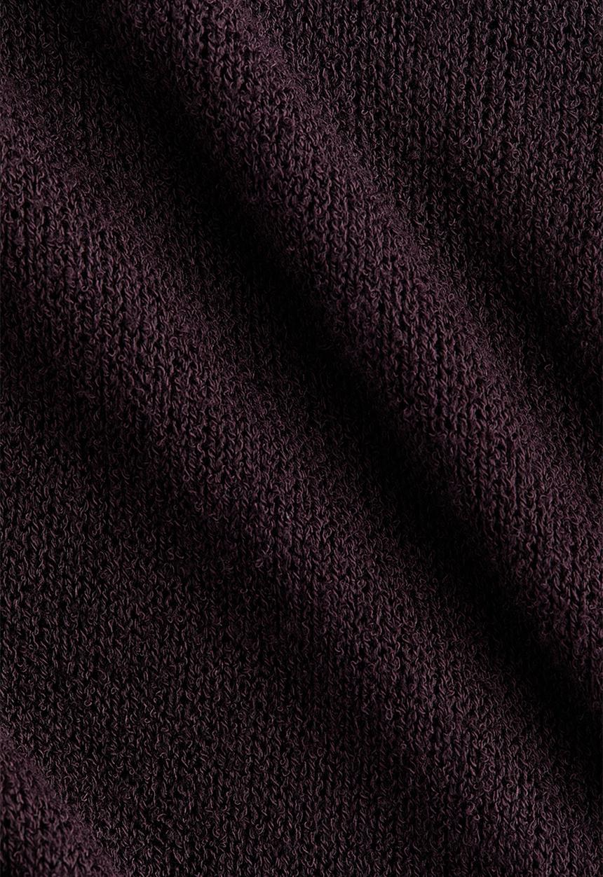 H&M - Knitted wrap top - dark purple