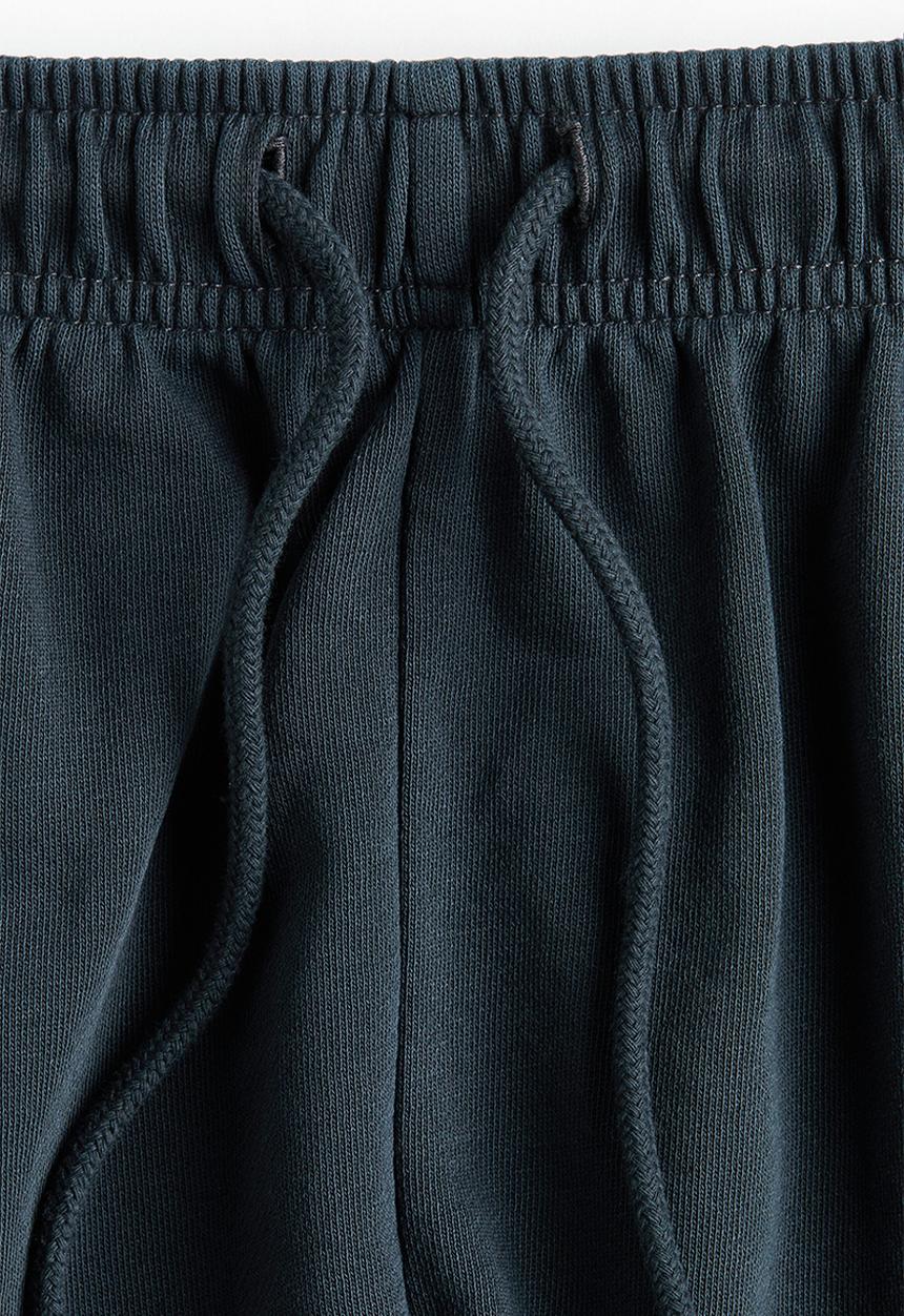 H&M - Drawstring sweatshorts - washed black