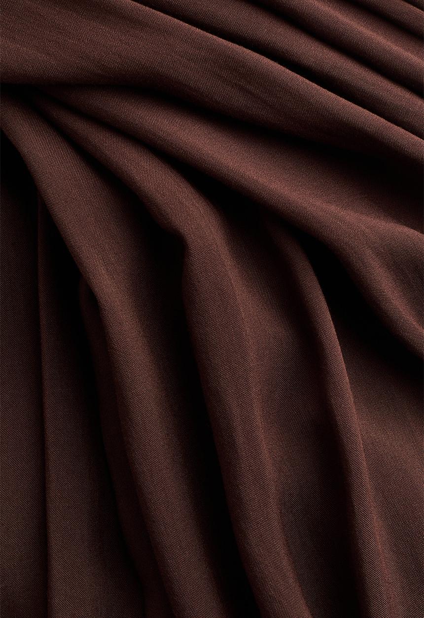 H&M - Gathered modal skirt - brown