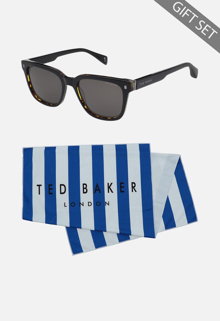 Ted Baker - Gift Set TB1754-001-54 Sunglass and Towel - Black
