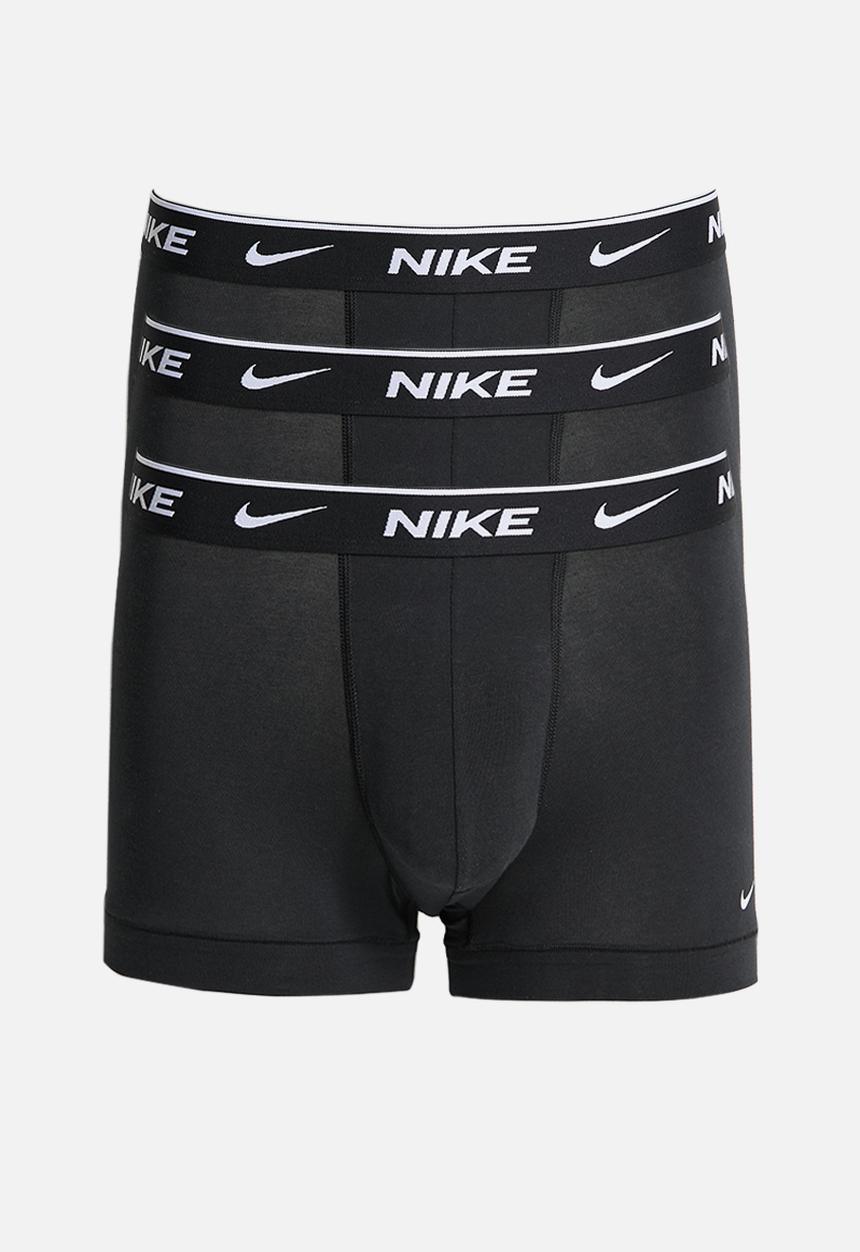 Nike - Essential Cotton Trunks 3pk - black