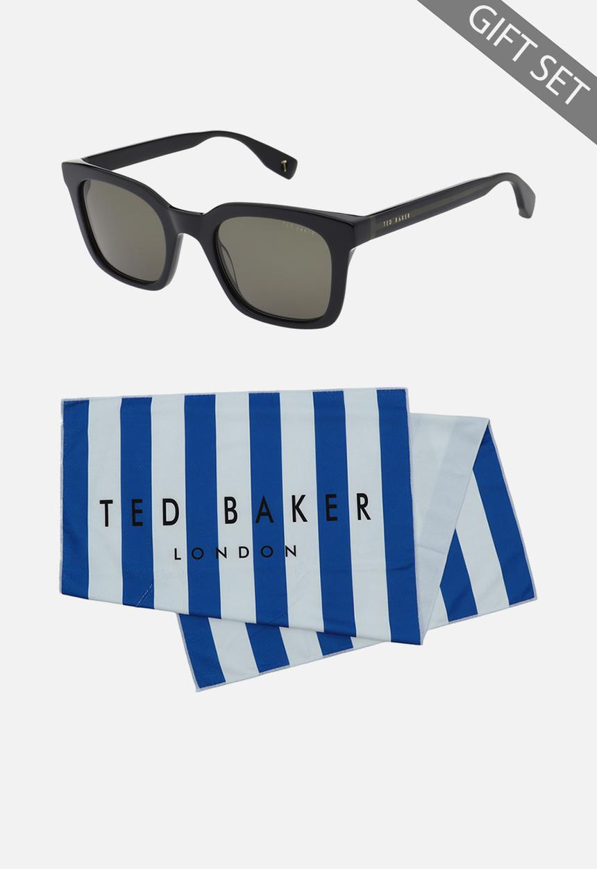 Ted Baker - Gift Set TB1799-001-52 Sunglass and Towel - Black