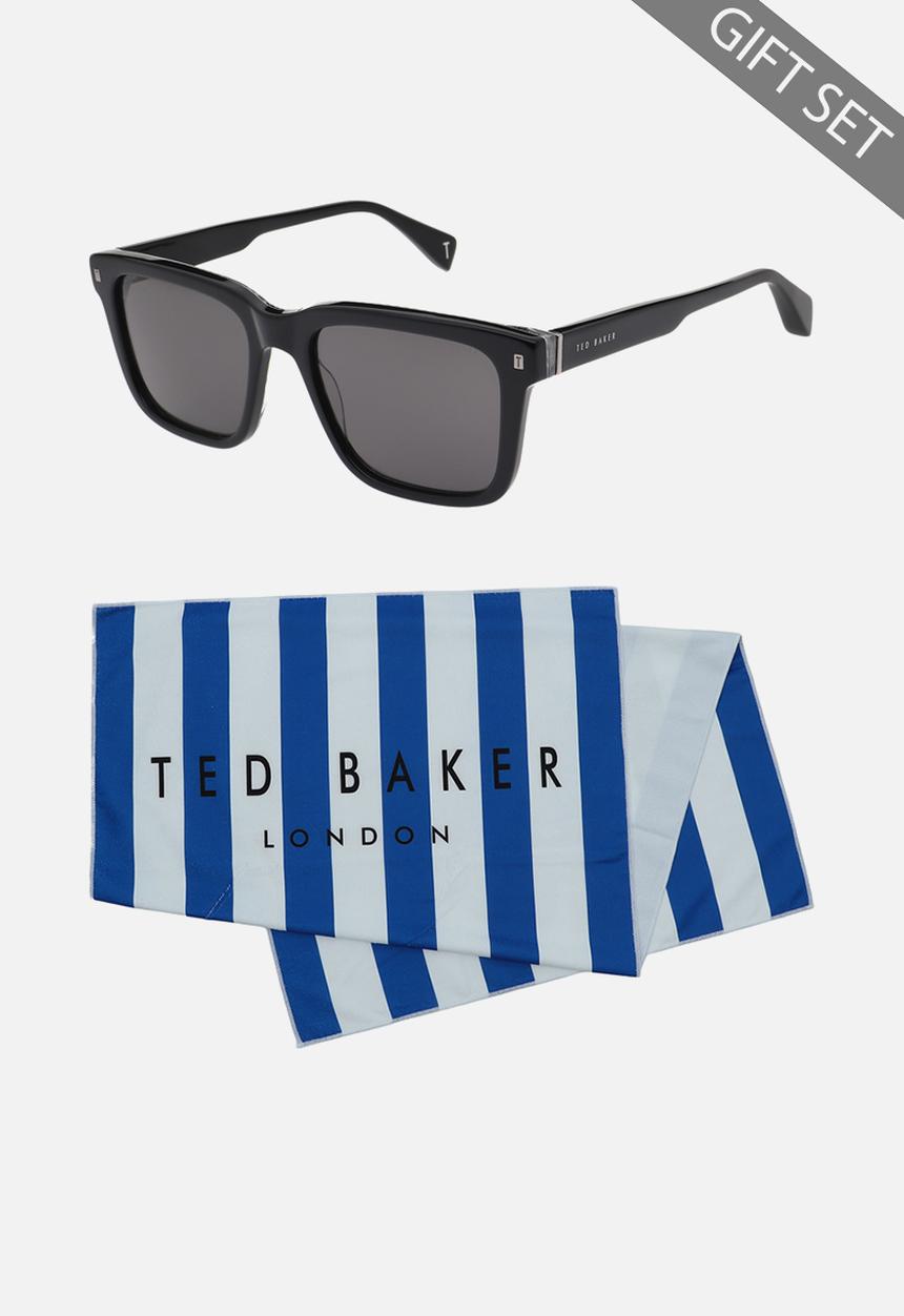 Ted Baker - Gift Set TB1801-001-54 Sunglass and Towel - Black