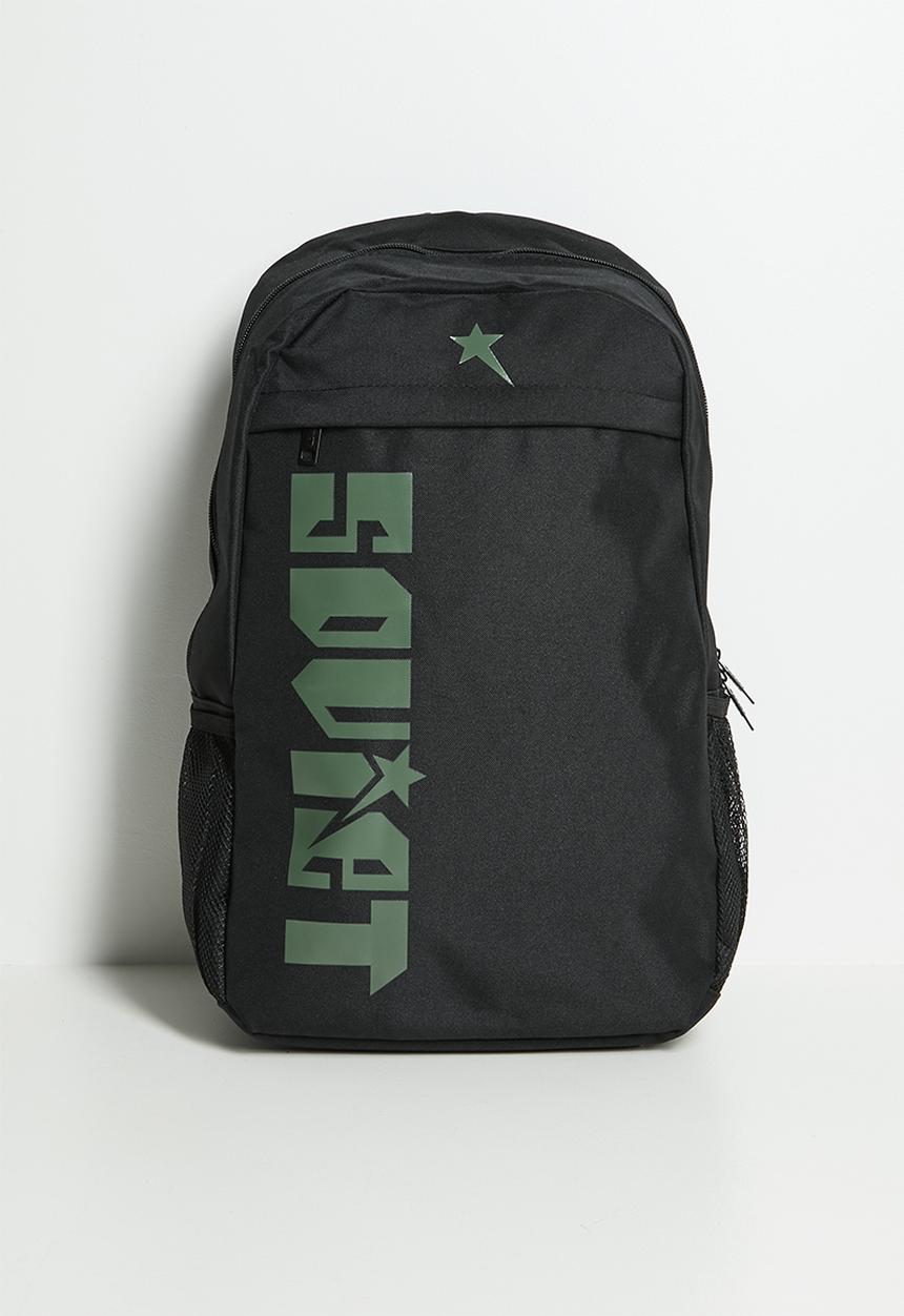 SOVIET - Warriors Backpack - black & olive
