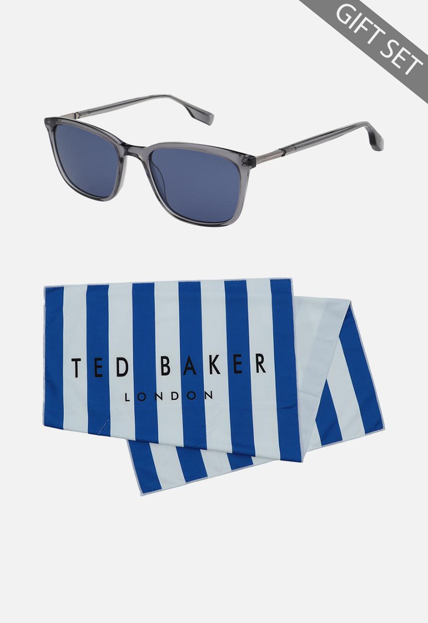 Ted Baker - Gift Set TB1816-976-55 Sunglass and Towel - Grey