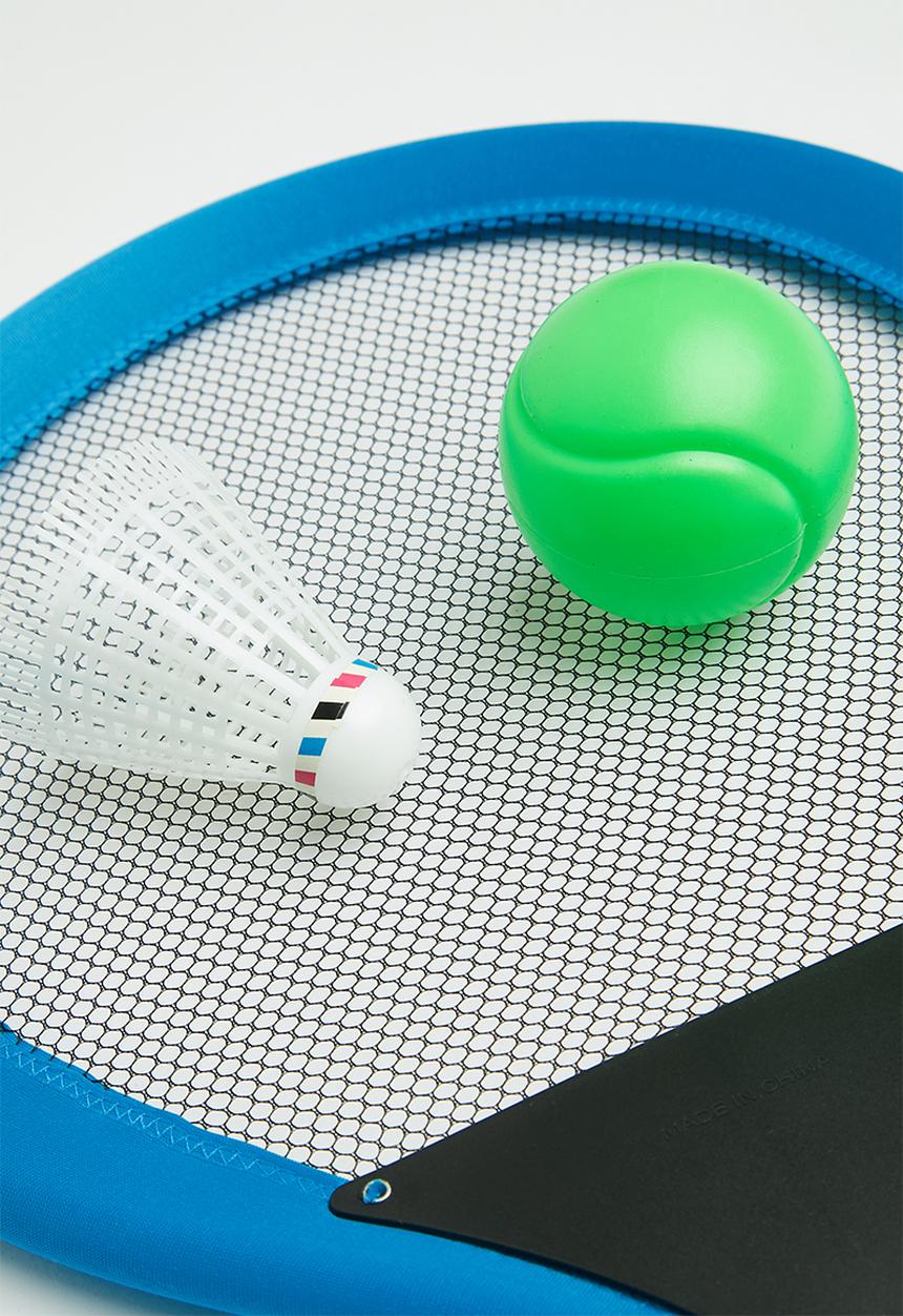 Pop Candy - Mesh surface beach tennis set - blue