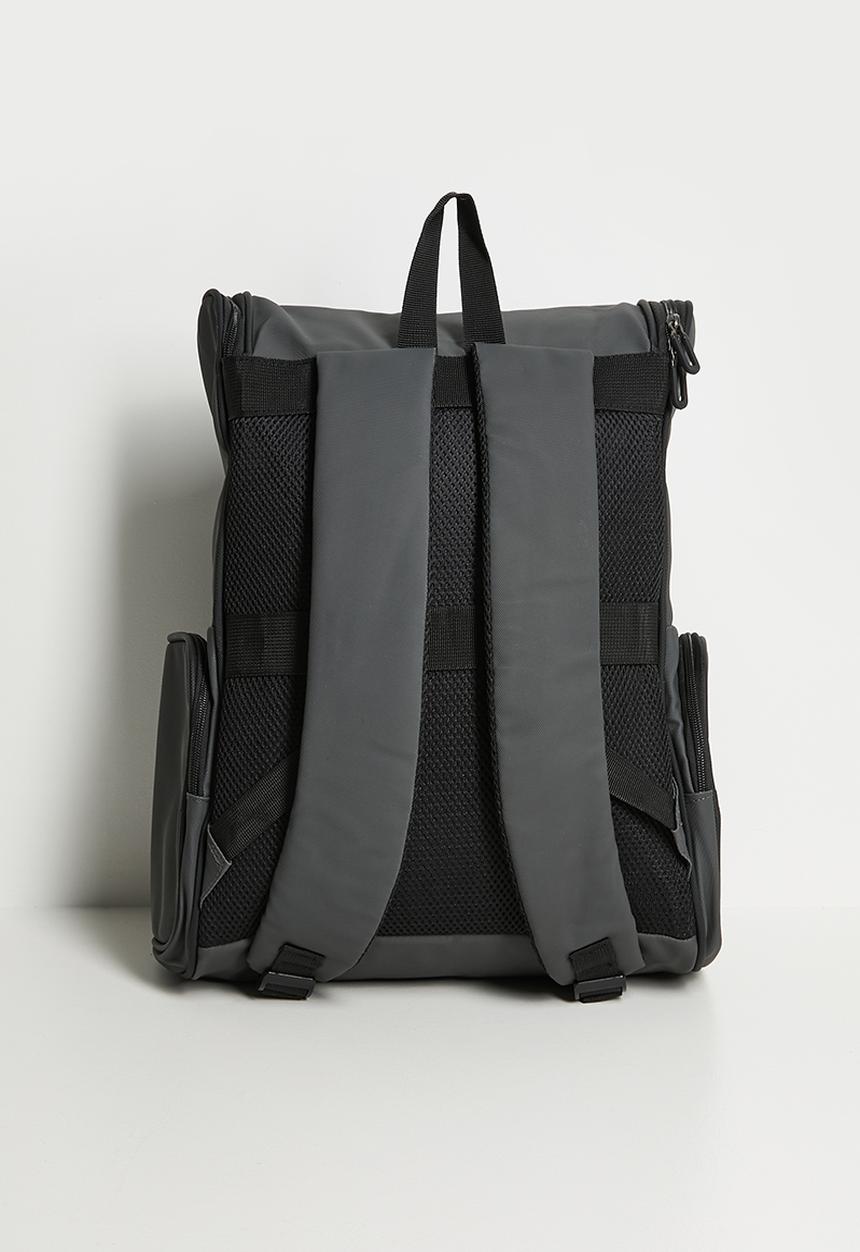 Pop Candy - Sleek flap-top backpack - grey
