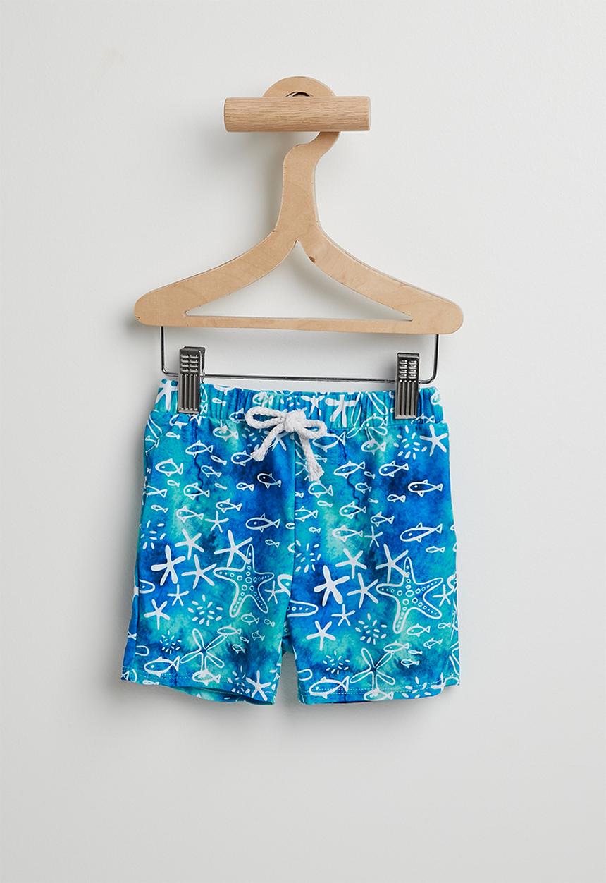 Pop Candy - Starfish multi swim shorts - blue