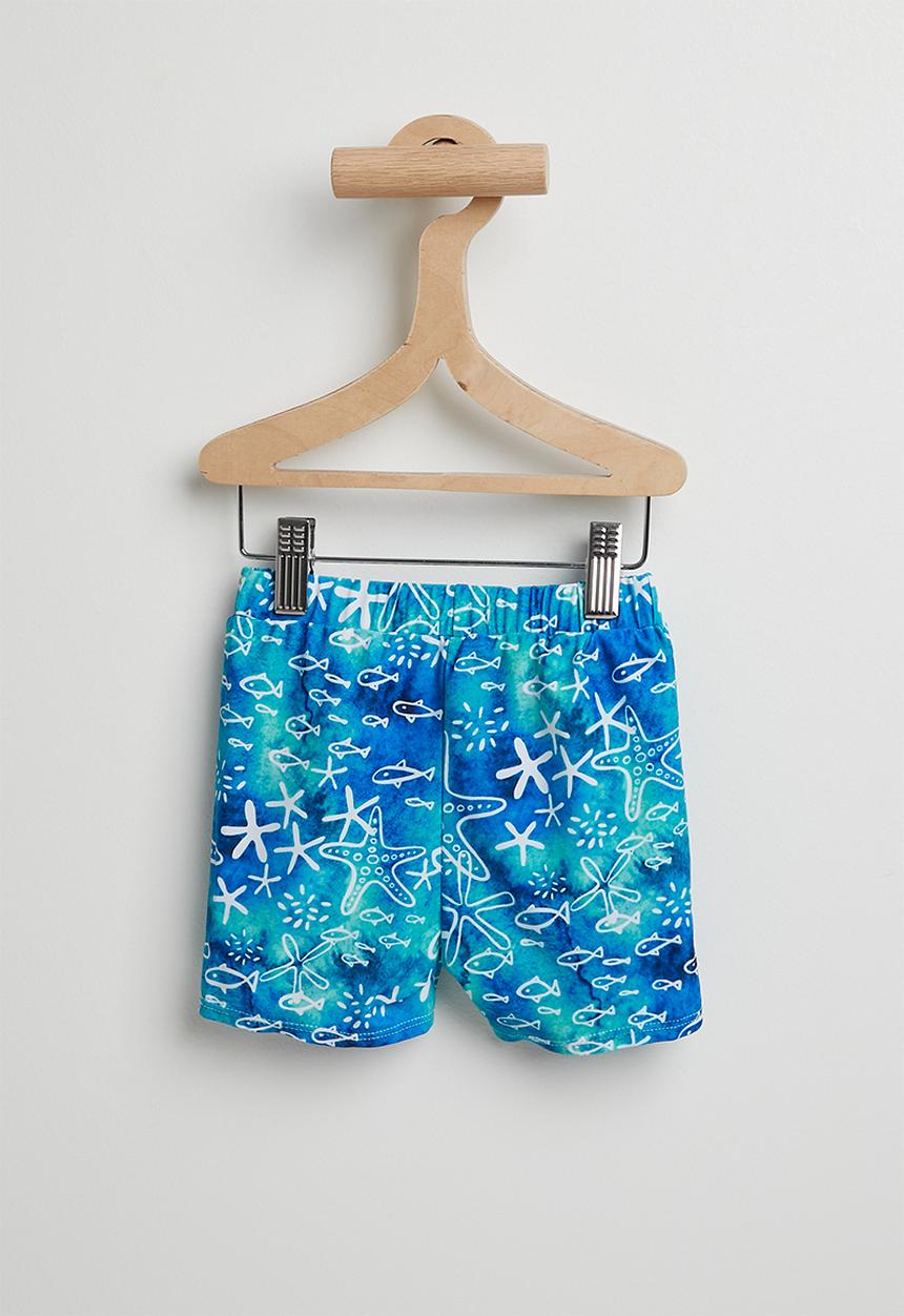 Pop Candy - Starfish multi swim shorts - blue