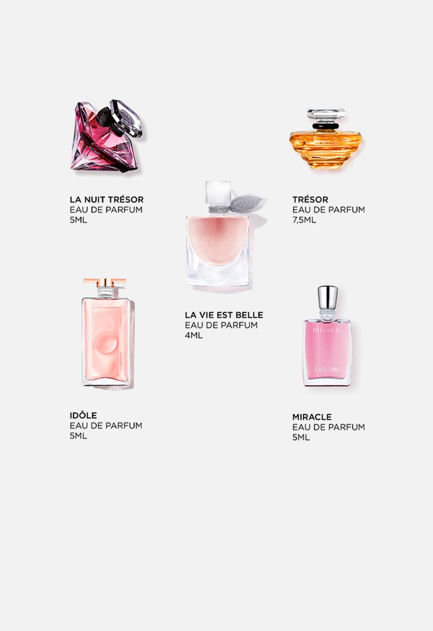 Lancôme - Miniature 5 Fragrance Gift Set - La Vie Est Belle, Idôle , Tresor, La Nuit Tresor, Miracle