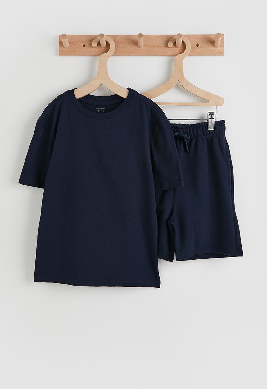Pop Candy - Tee & short set - navy