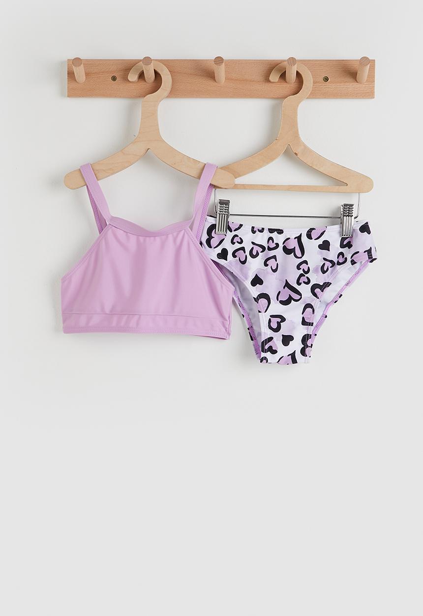 Pop Candy - Tankini - light purple/leopard print