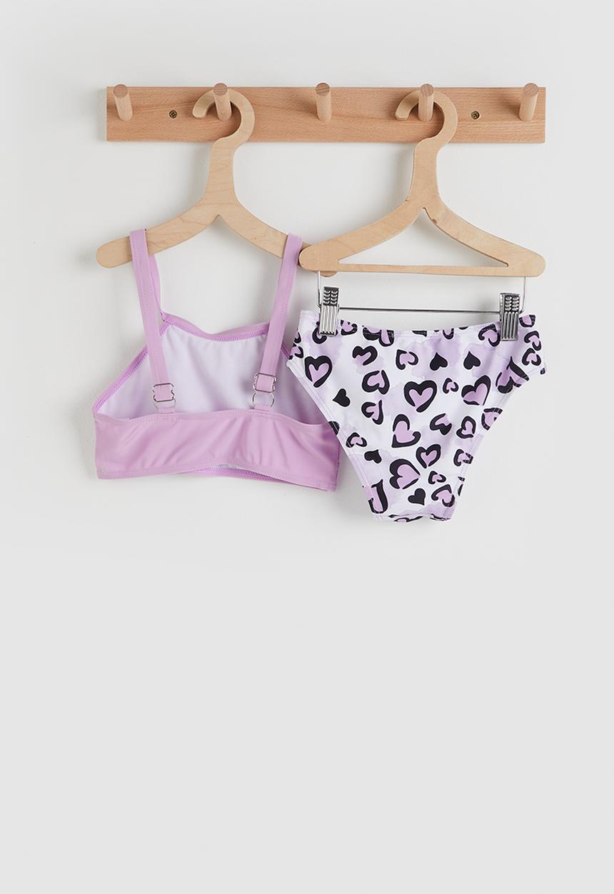 Pop Candy - Tankini - light purple/leopard print