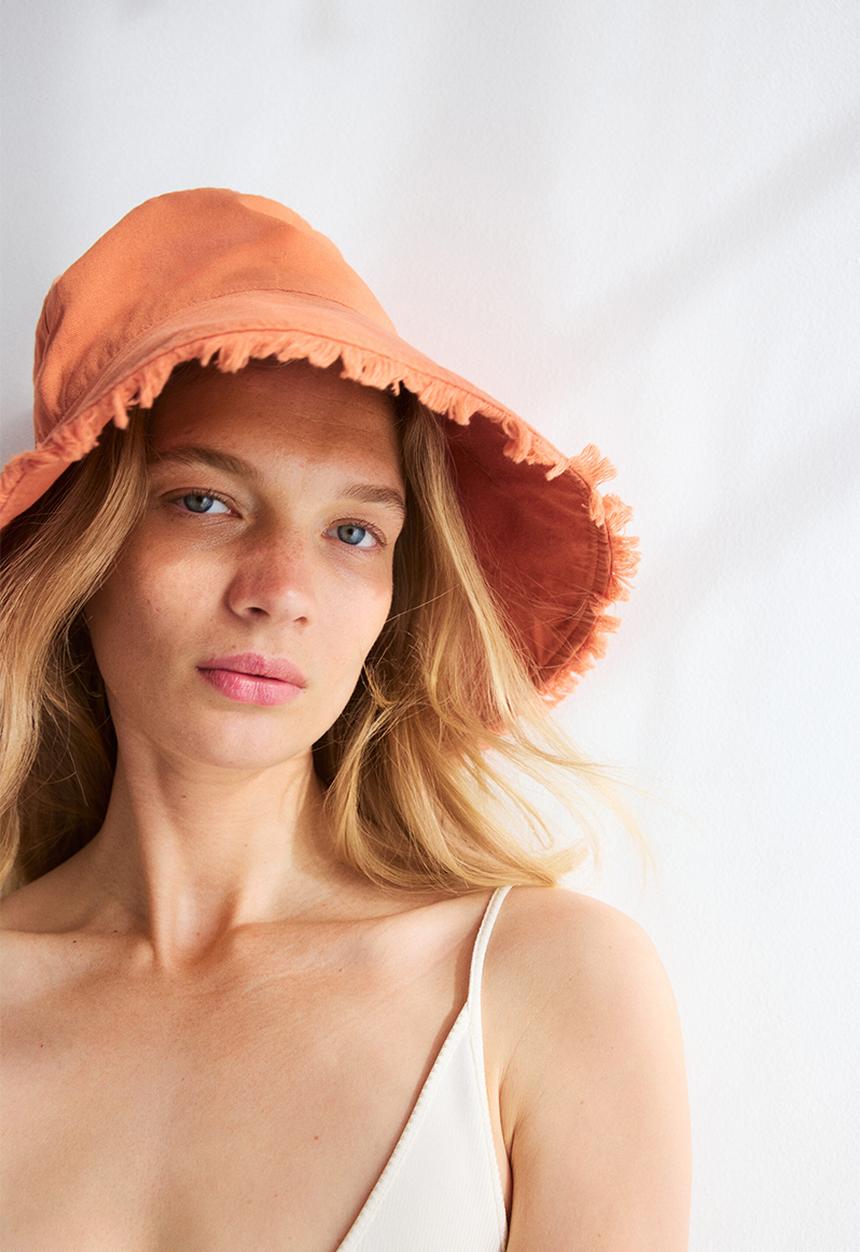 H&M - Cotton bucket hat - orange