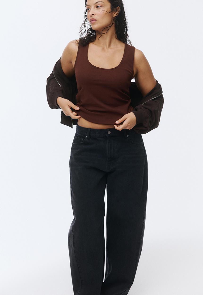 H&M - Cotton vest top - brown