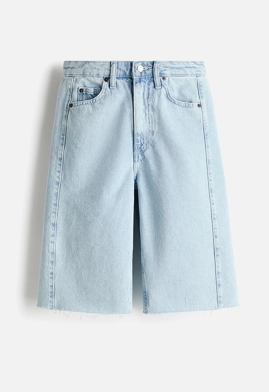 H&M - Denim bermuda shorts - light denim blue