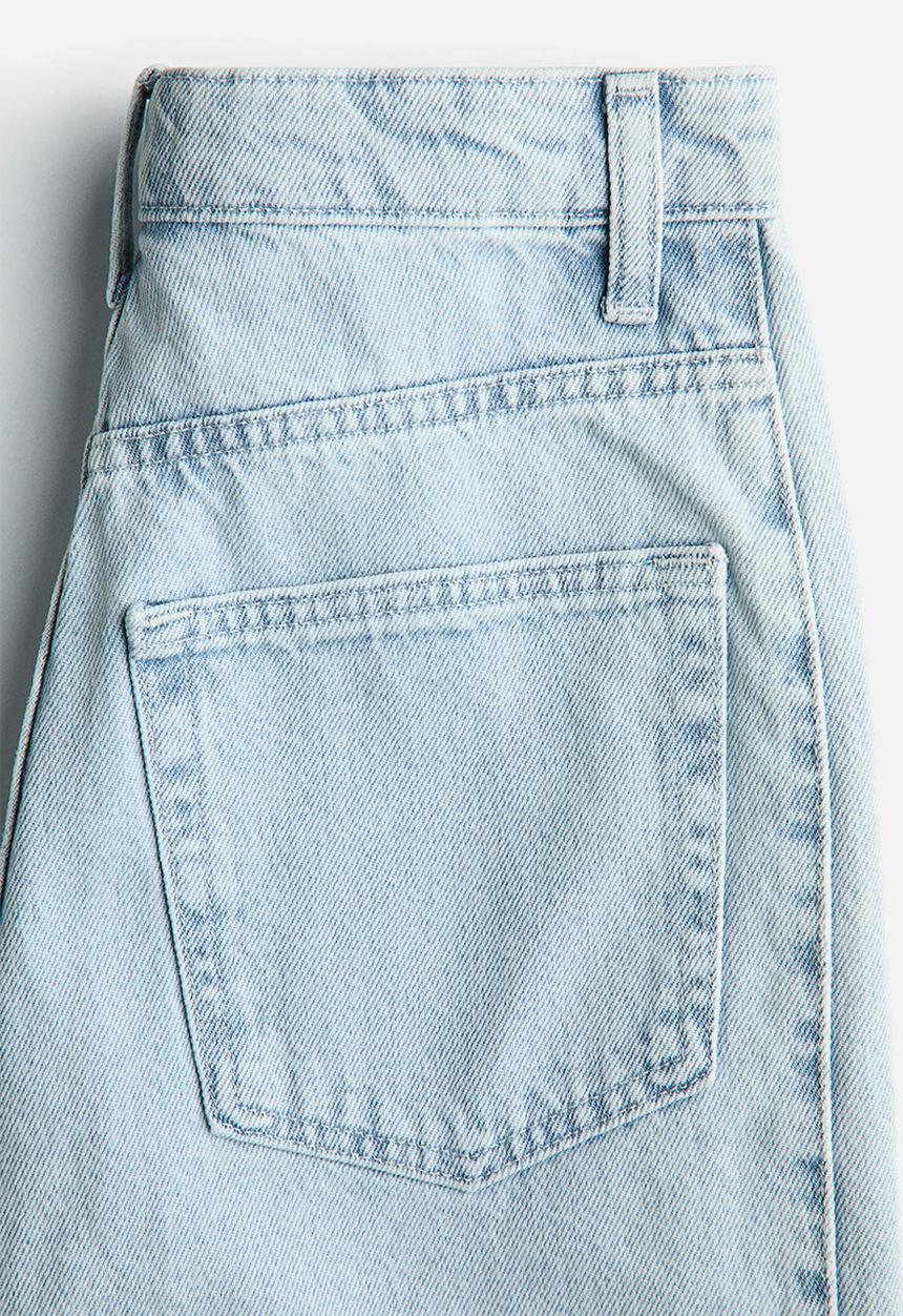 H&M - Denim bermuda shorts - light denim blue