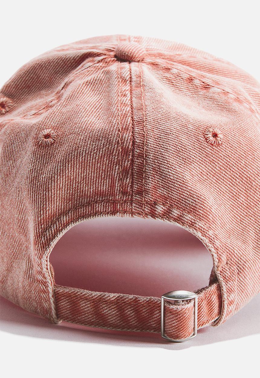 H&M - Cotton twill cap - light orange/e