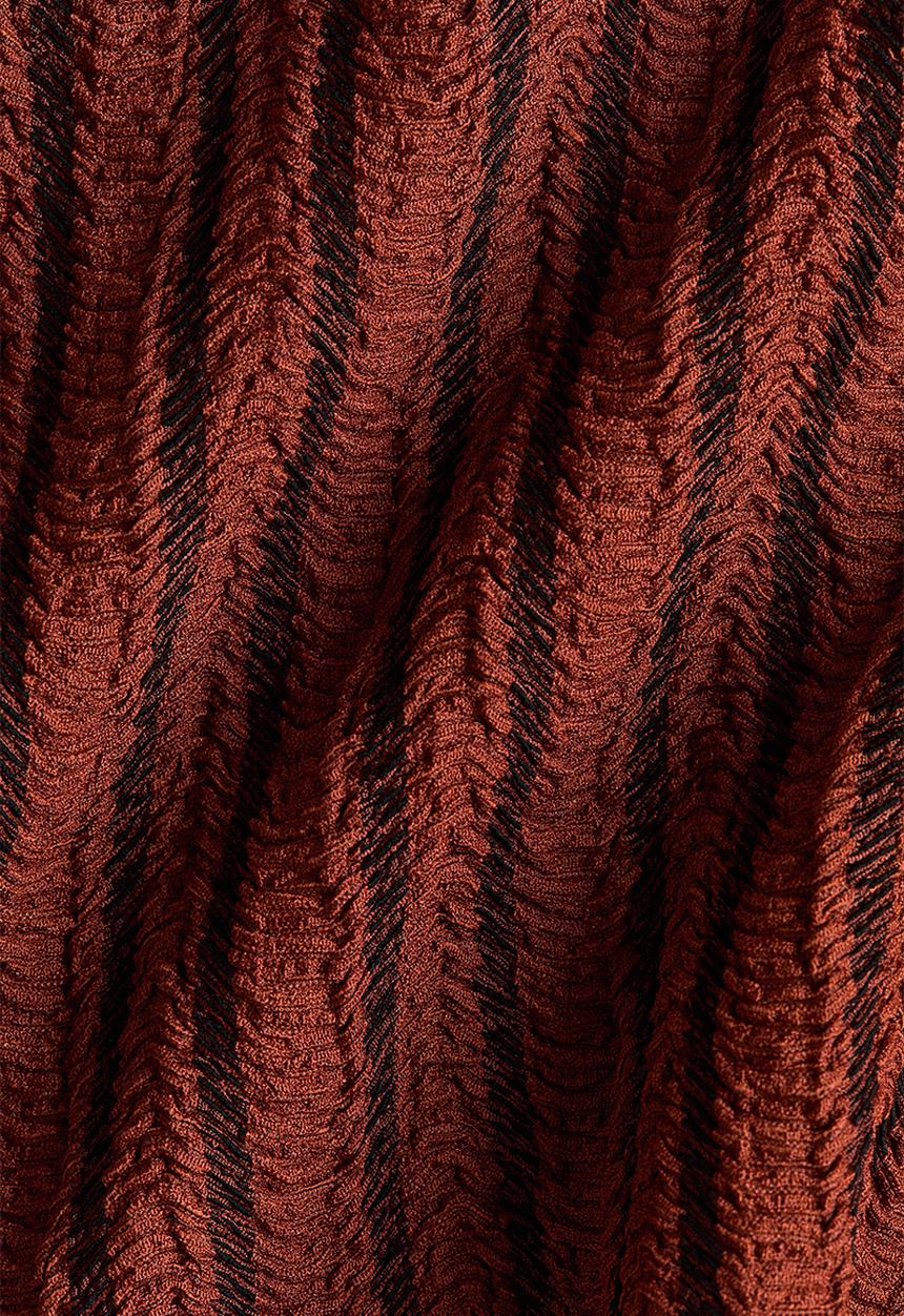 H&M - Wide crinkled trousers - dark orange