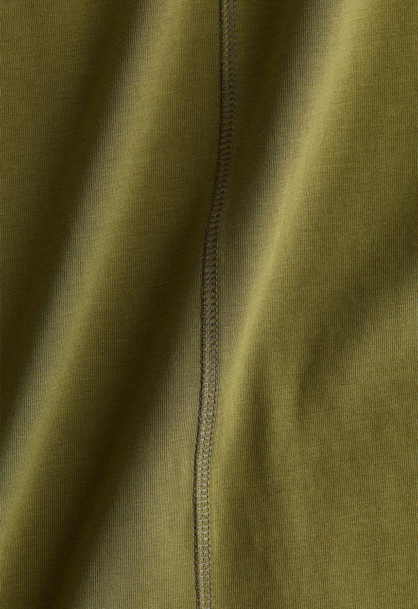 H&M - Flatlock-seam vest top - olive green