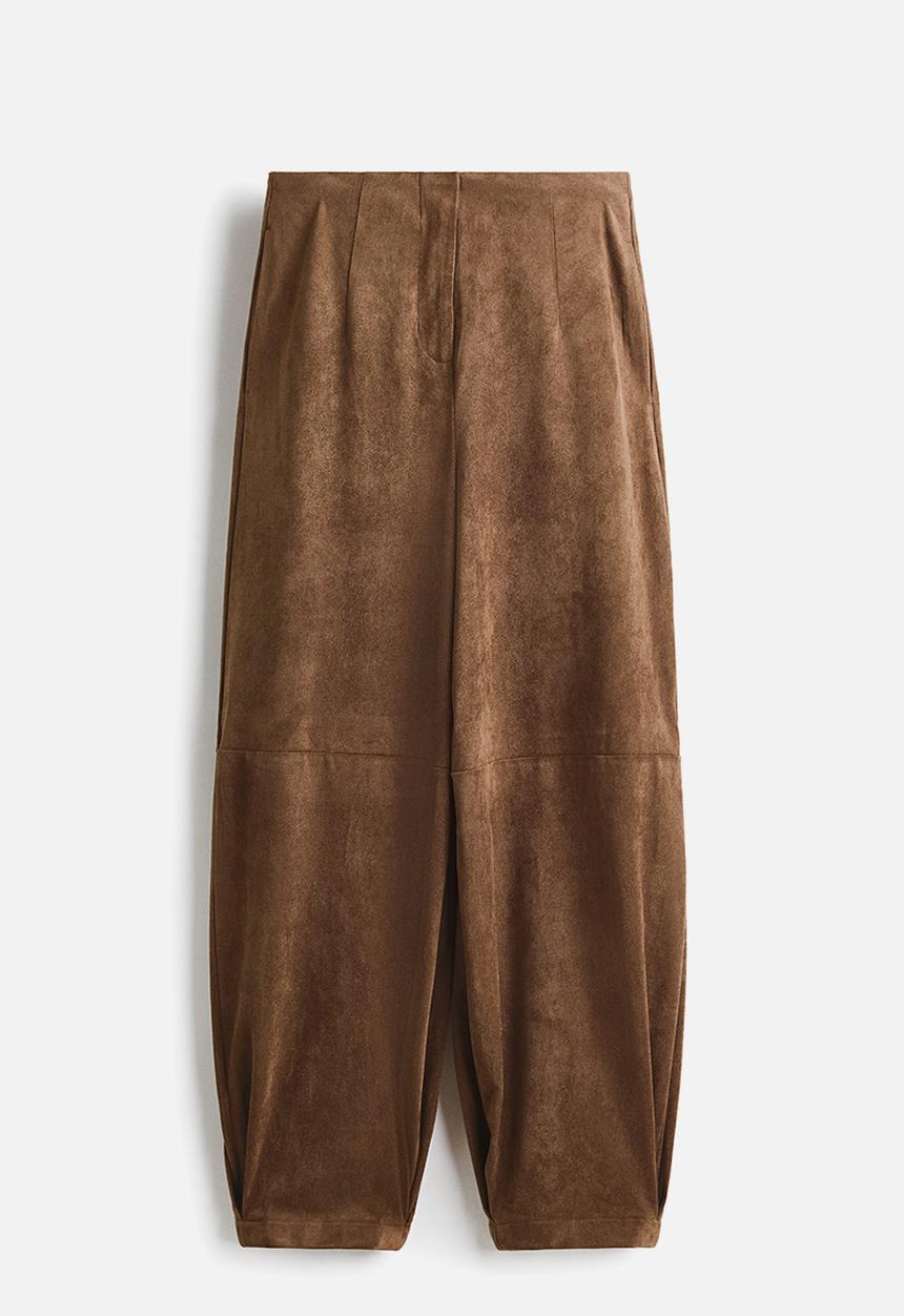 H&M - Barrel trousers - brown