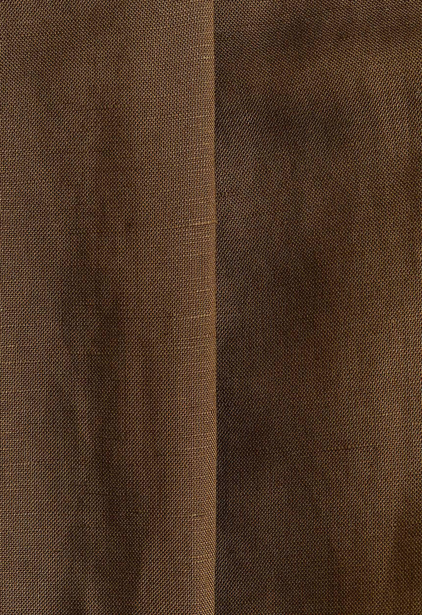 H&M - Ankle-length linen-blend trousers - brown