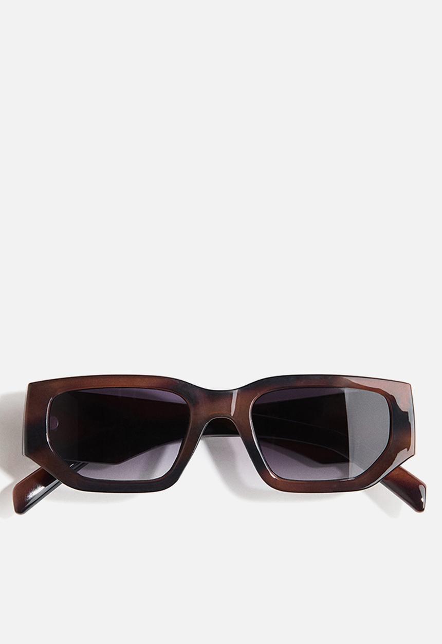 H&M - Rectangular sunglasses - brown/tortoiseshell pattern