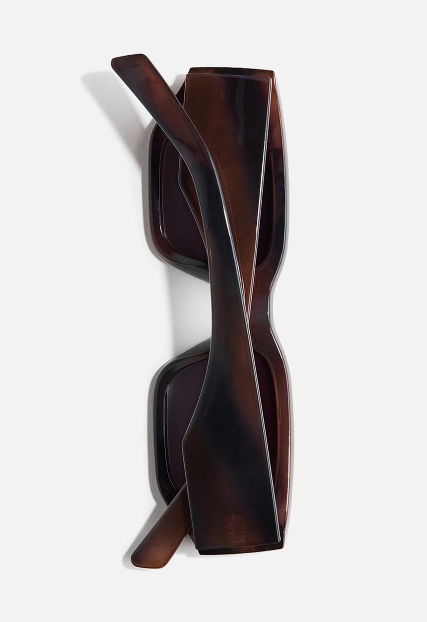 H&M - Rectangular sunglasses - brown/tortoiseshell pattern