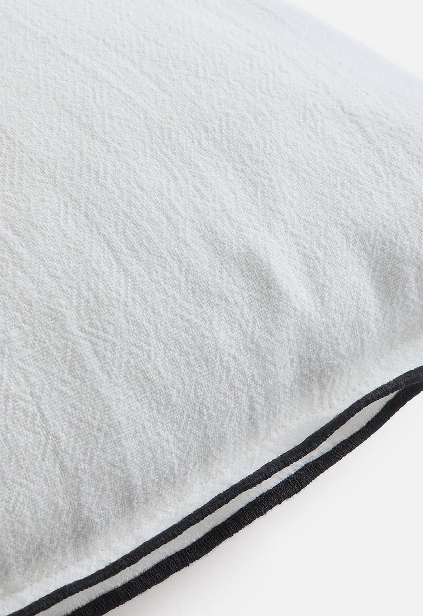 H&M - Linen-blend cushion cover - white