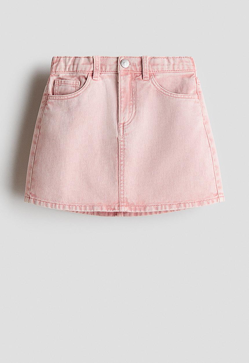 H&M - Denim skirt - pink