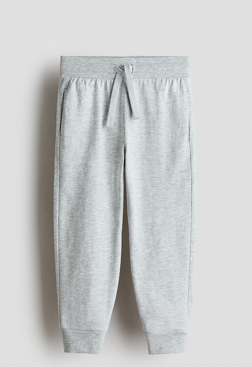 H&M - Jersey joggers - light grey marl