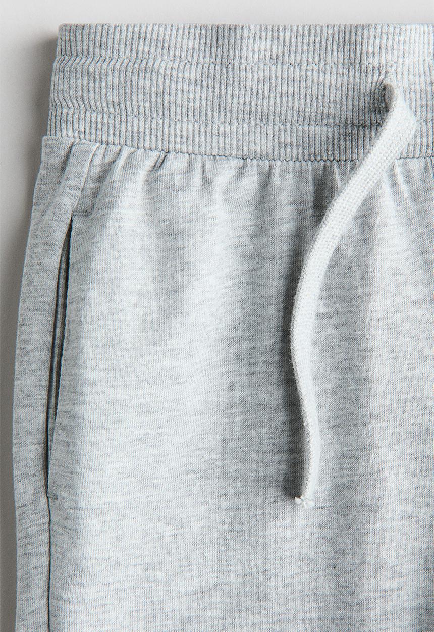 H&M - Jersey joggers - light grey marl