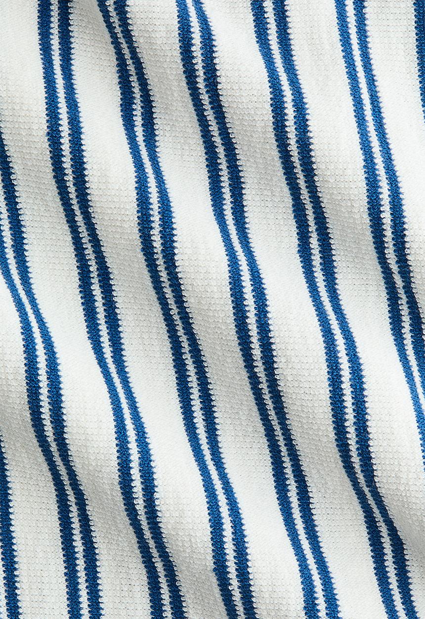 H&M - Cotton terry romper suit - white/striped