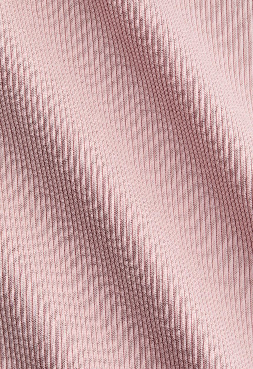 H&M - Ribbed cotton vest top - light pink
