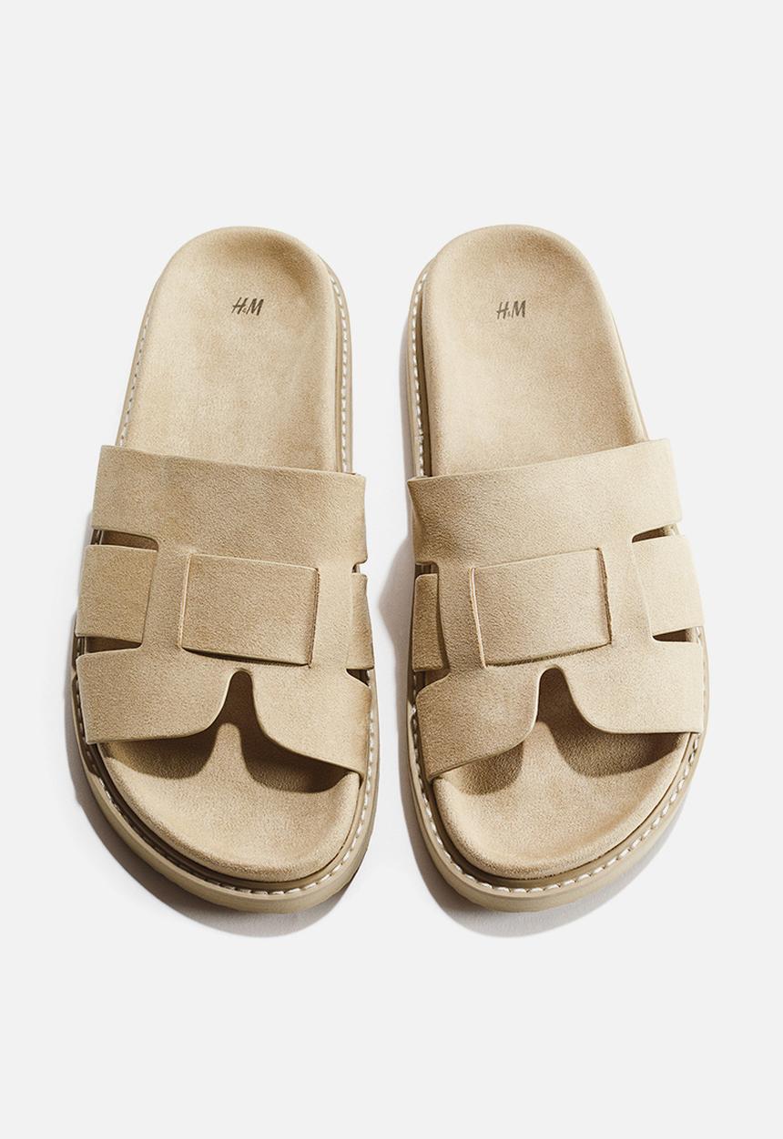 H&M - Slide sandals - beige