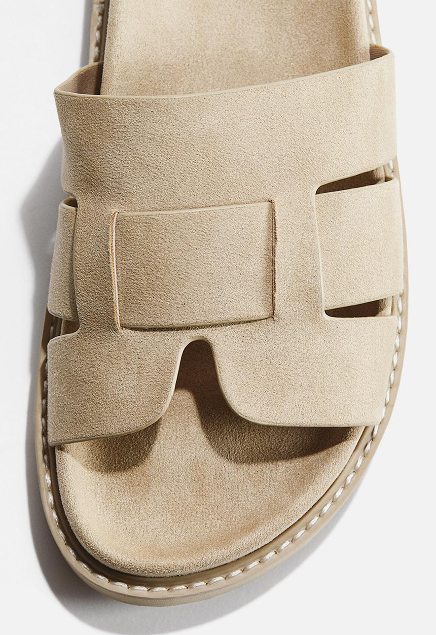 H&M - Slide sandals - beige
