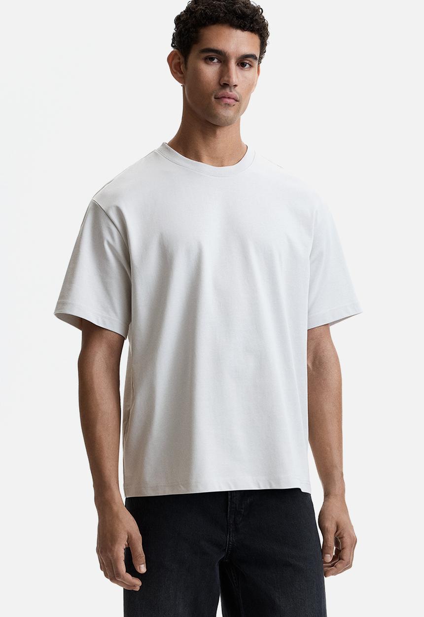 H&M - Coolmax®  relaxed fit t-shirt - light grey marl