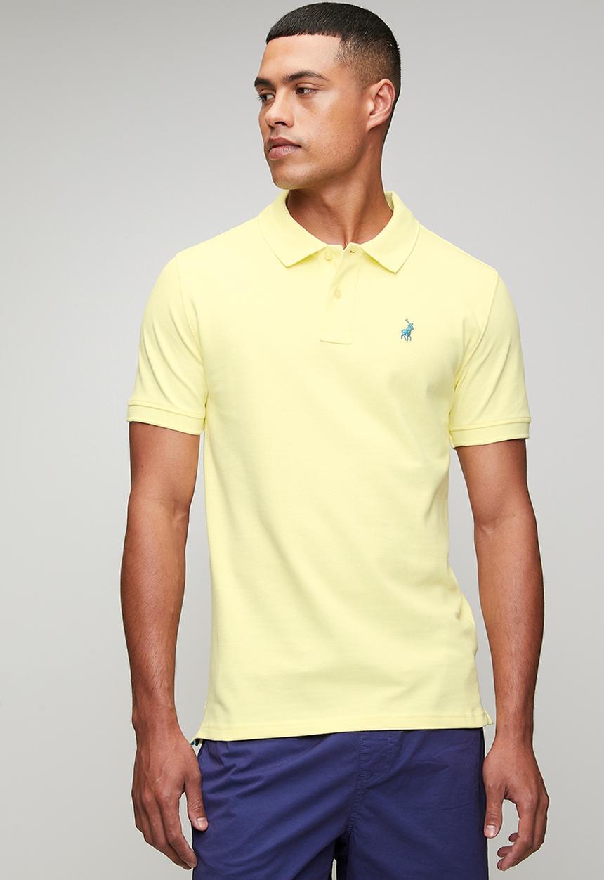 POLO - MENS ESSENTIAL PIQUE SS GOLFER - Yellow