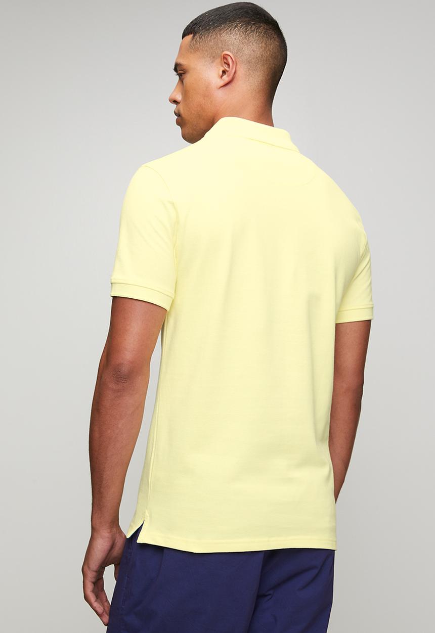POLO - MENS ESSENTIAL PIQUE SS GOLFER - Yellow
